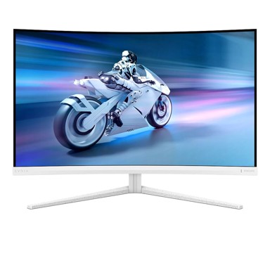 PHILIPS Gaming Monitor 31,5" 32M2C5501/00, QHD, VA, 180Hz, 1ms, 300cd/m², zakrivljeni, bijeli